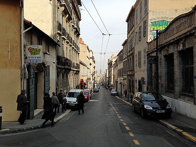 Straßen in Marseille