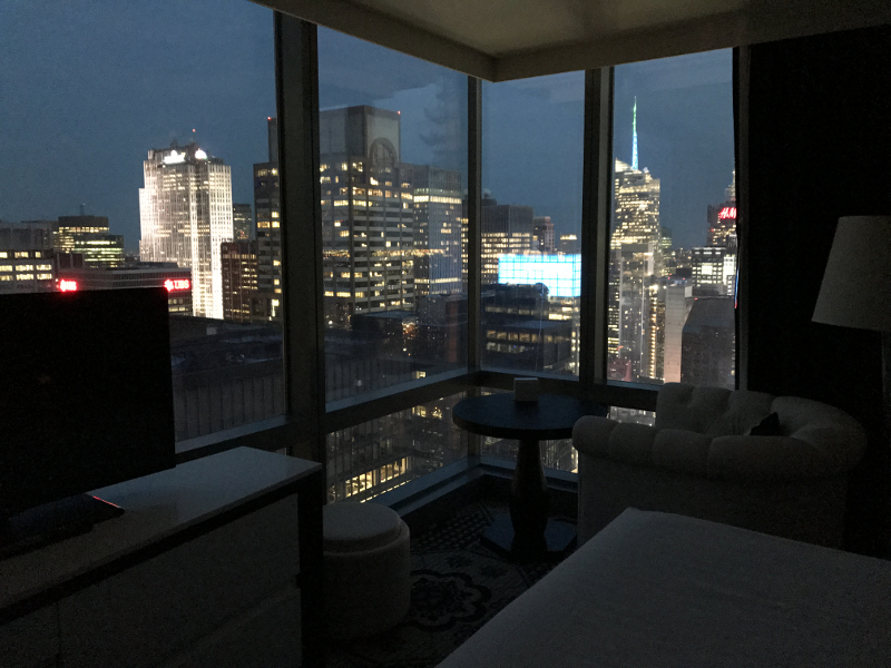 NewYork-Hoteltipp Manhattan-New York Skyline bei Nacht-Residence Inn New York Manhattan-Hotel Manhattan