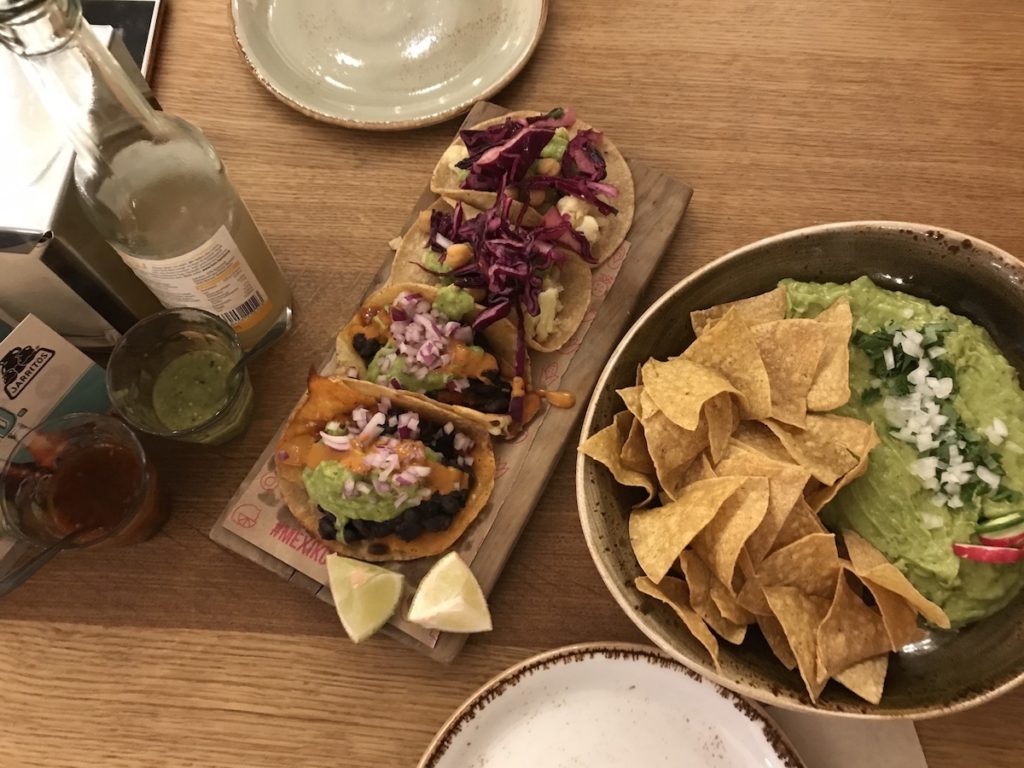 Mexiko Straße Taqueria Hamburg-Mexikanisches Essen Hamburg-Abendessen in Hamburg 2018