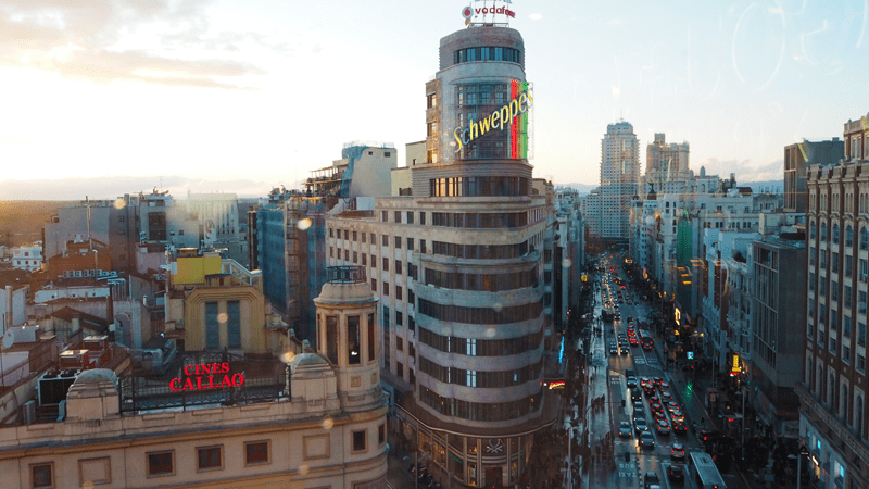 Madrid Städtereise - Rooftop Foodcourt El Corte Inglés Madrid