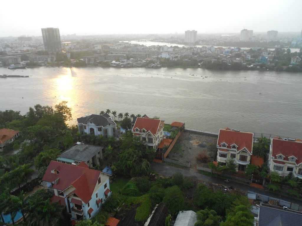 Der Ausblick aus meiner "Ferienunterkunft" in Ho Chi Minh City
