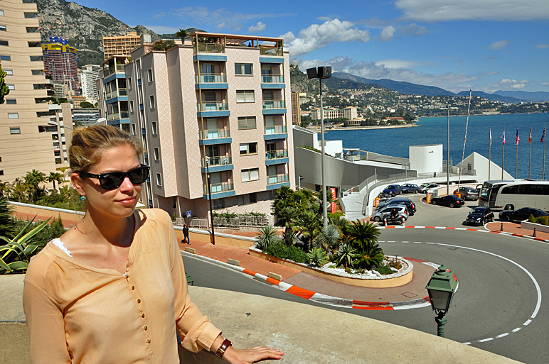 Schleife / Rennstrecke in Monte Carlo