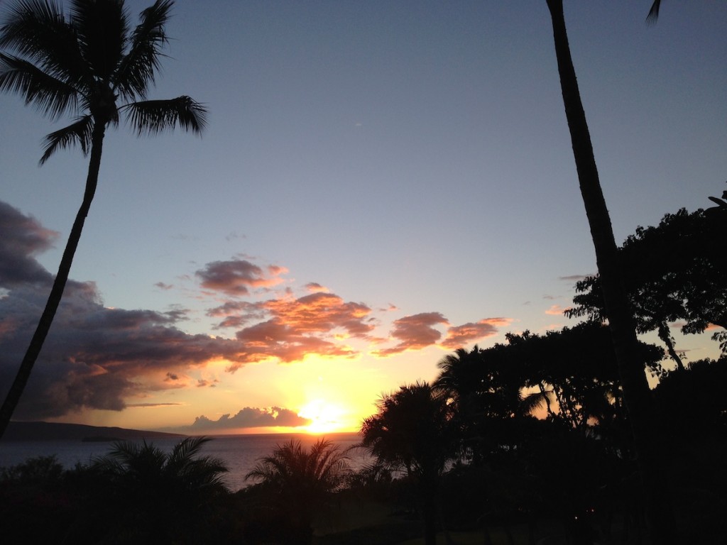 Maui - Sunset - Hawaii - Paradies - USA - Wailea - Paia - Kihei - Big Beach -Wailea Golf