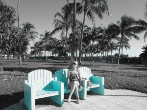 Miami - Dezember - Blondes - Mädels - Strand - Miami Beach - Florida - USA - Sonne -Urlaub
