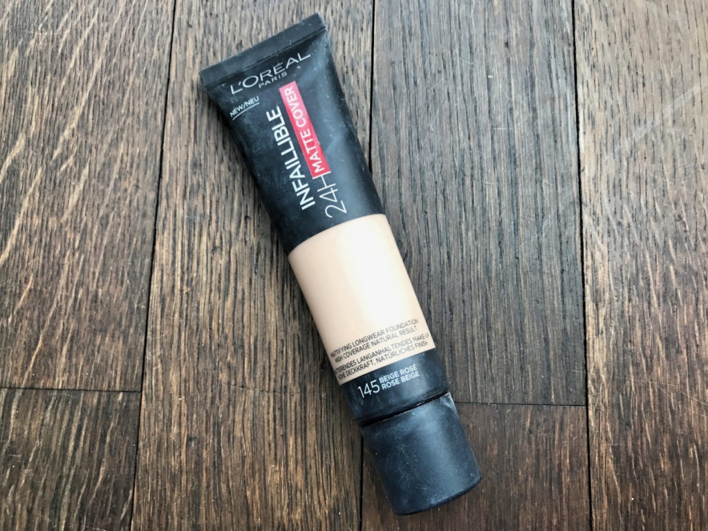 Aufgebraucht April 2020 - Beauty Blogger - Kosmetik im Test - l´oreal infaillable matte cover make-up